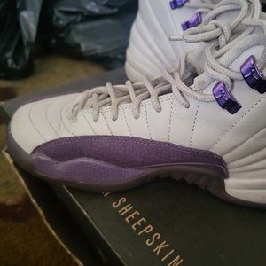 Custom Painted Jordan 12 Retro Sneakers - Ombre Gradient Shoes – B